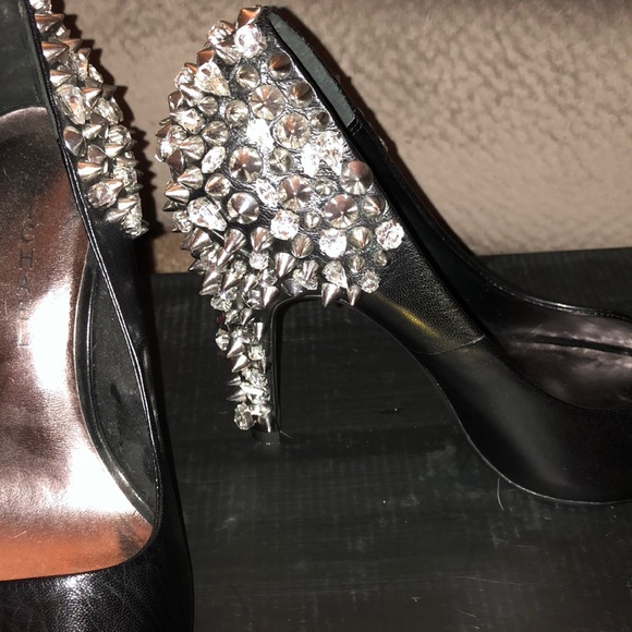 MICHAEL Michael Kors Shoes - Black heels studded with diamonds
